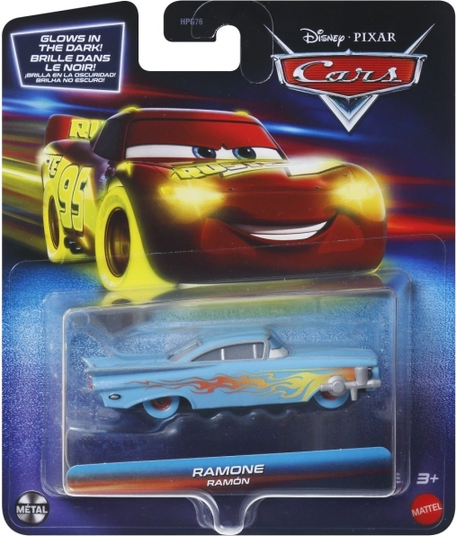 Világító kisautó Cars Glow Racers