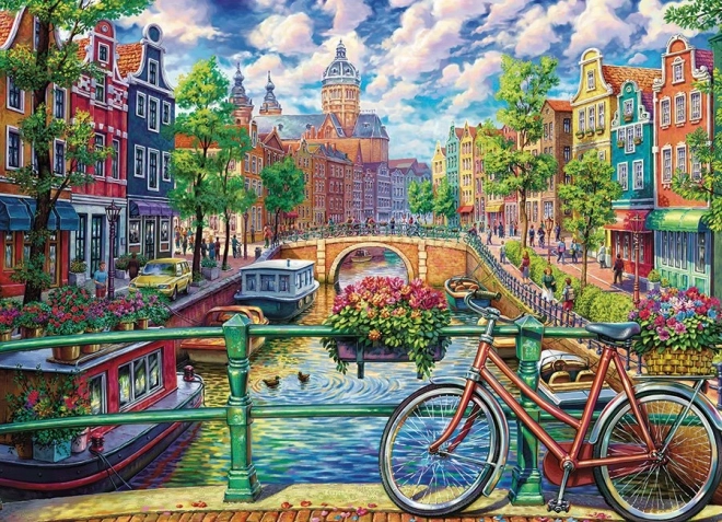 Amsterdami csatorna puzzle 1000 darabos