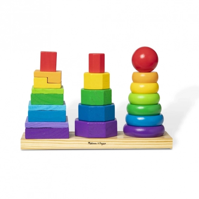 Színes geometriai puzzle Melissa & Doug