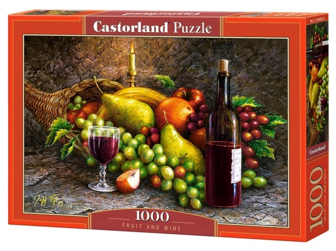 Castorland puzzle gyümölcsök és bor 1000 darabos