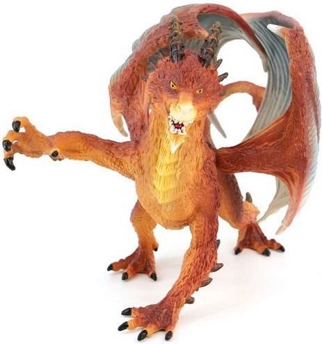 Vörös sárkány 22 cm figura