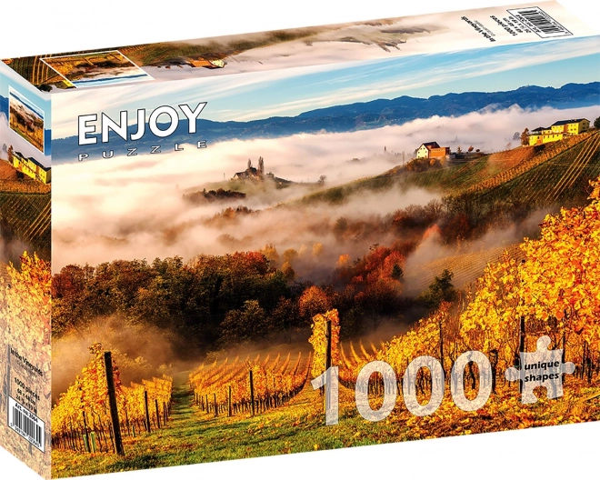 Élvezetes szőlőskert puzzle 1000 darabos