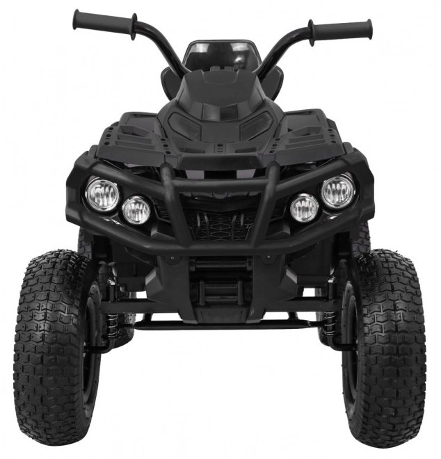Gyermek négykerekű ATV Air akkumulációs quad Fekete + felfújható kerekek + MP3 rádió + lassú indítás