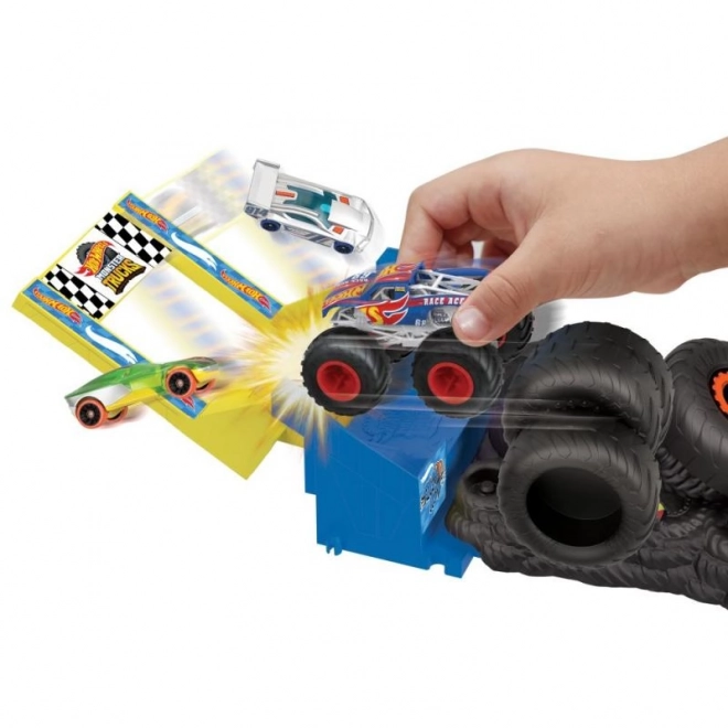 Hot Wheels monster kamion aréna - verseny kihívás játékkészlet