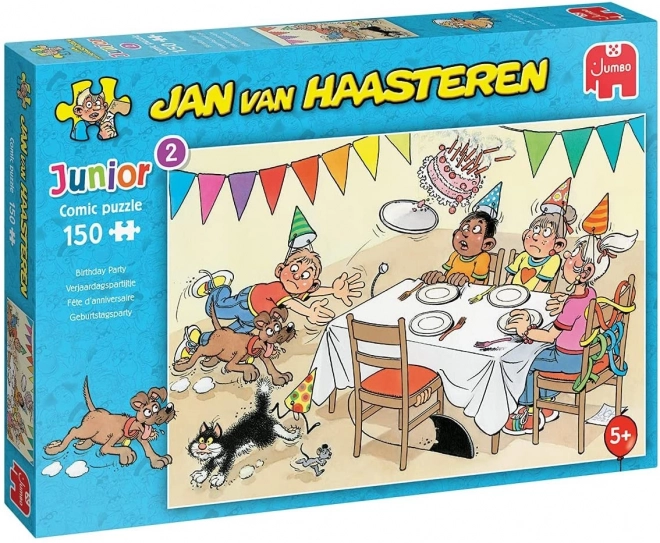 Jumbo puzzle Jan van Haasteren junior szülinapi buli 150 darabos