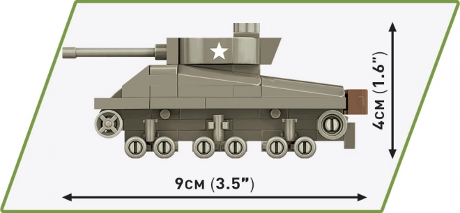 Klocki történelmi gyűjtemény M4A3 Sherman