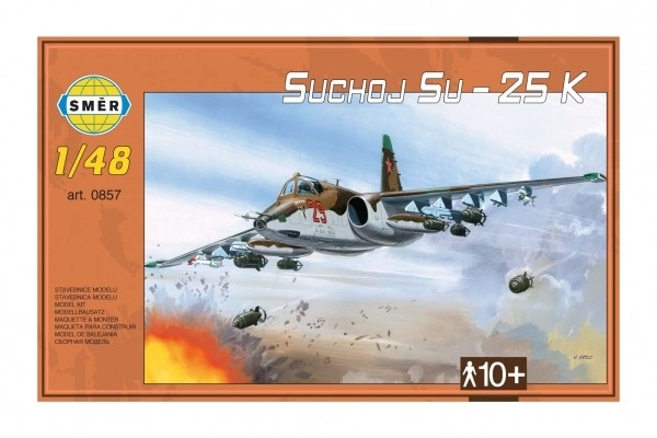 Suchoj Su-25 K műanyag repülőgépmodell 1:48