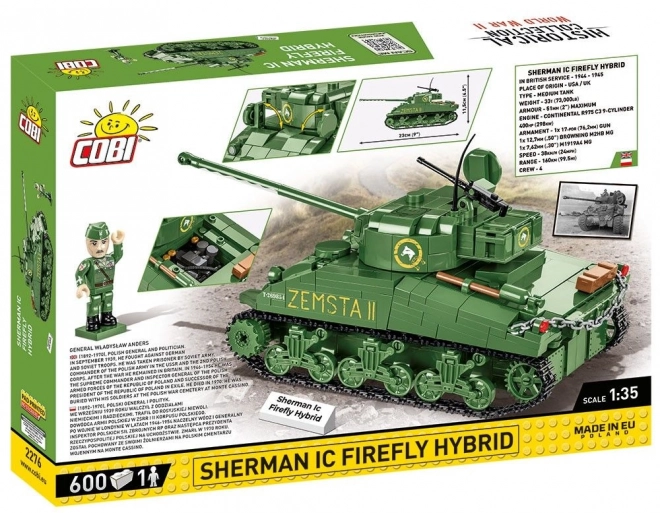 Katonai Játék Kockák - Sherman IC Firefly Hibrid