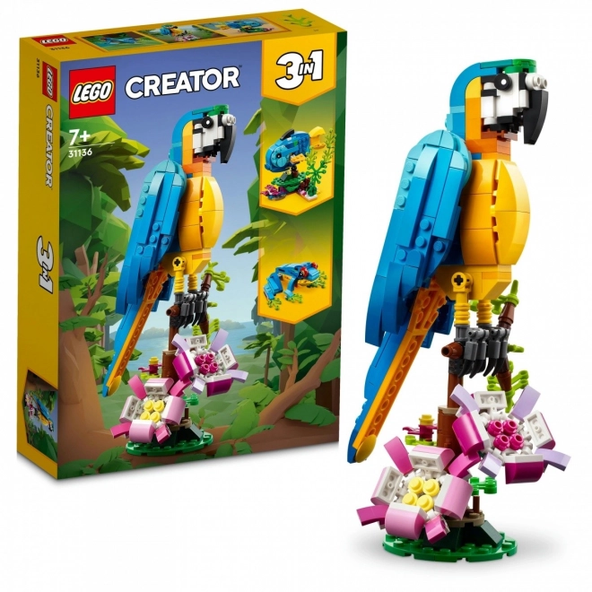 Exotikus papagáj LEGO Creator 3 az 1-ben