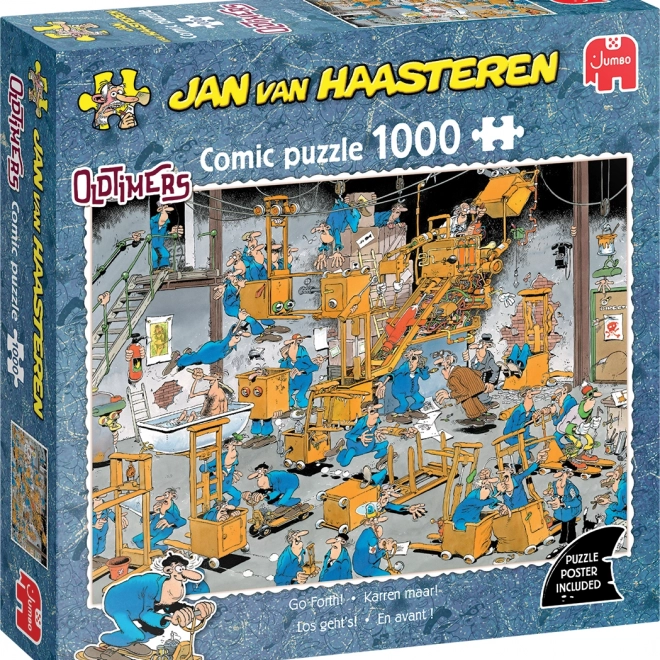 JUMBO Puzzle: Oldtimery - Vidd el! 1000 darab