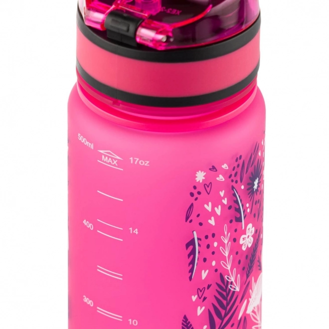 Baagl tritan italos palack Flamingo, 500 ml