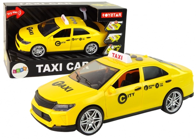 Taxi játékautó hang- és fényhatásokkal