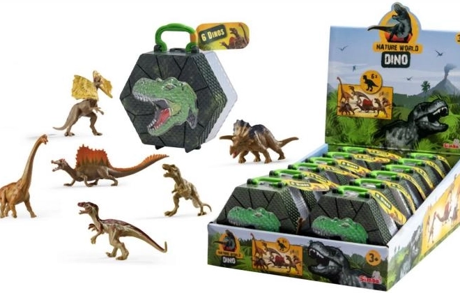 Dinoszaurusz figurák 8-9 cm, készlet 6 db