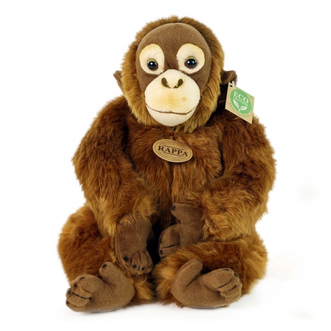 Eco-barát narancssárga plüss orangután 27 cm