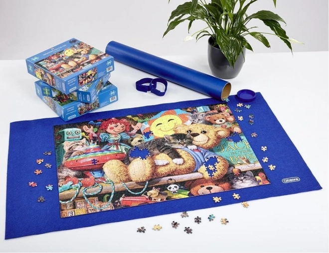 Medve maciás álom puzzle - 1000 darabos készlet