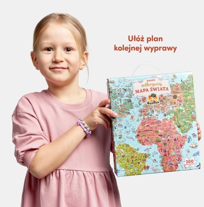 Felfedezők puzzle - Világtérkép