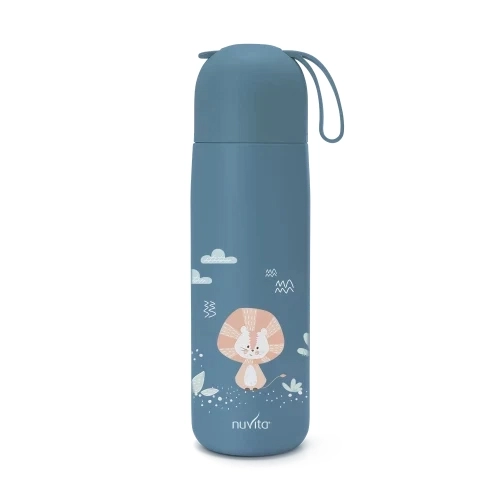 Termosz szilikon fogantyúval 400ml, Powder Blue