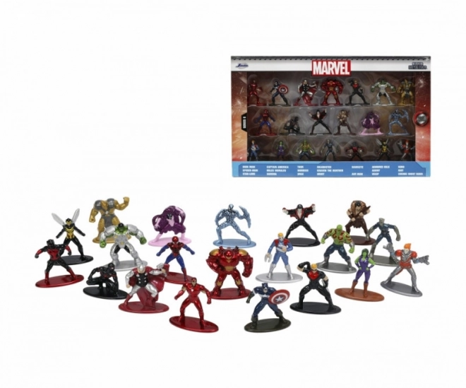 Marvel fém gyűjtői nano figurák 20 db, 6. hullám