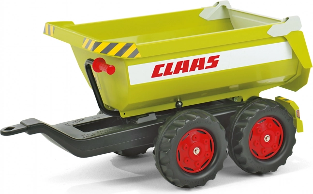 Félcsöves billenős CLAAS Rolly Toys utánfutó