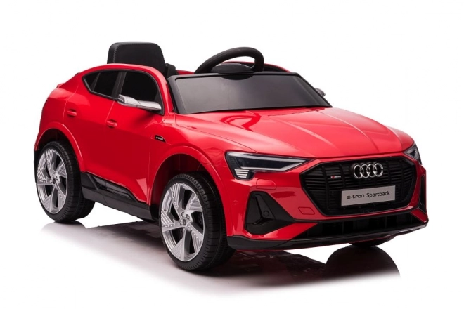 Audi E-Tron piros akkumulátoros autó QLS-6688