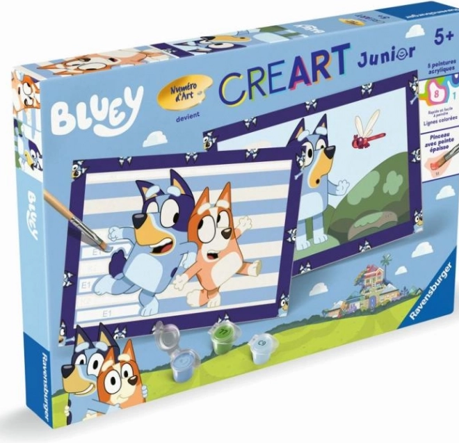 CreArt Bluey: Kutyás Vidámság - Kreatív Festőkészlet