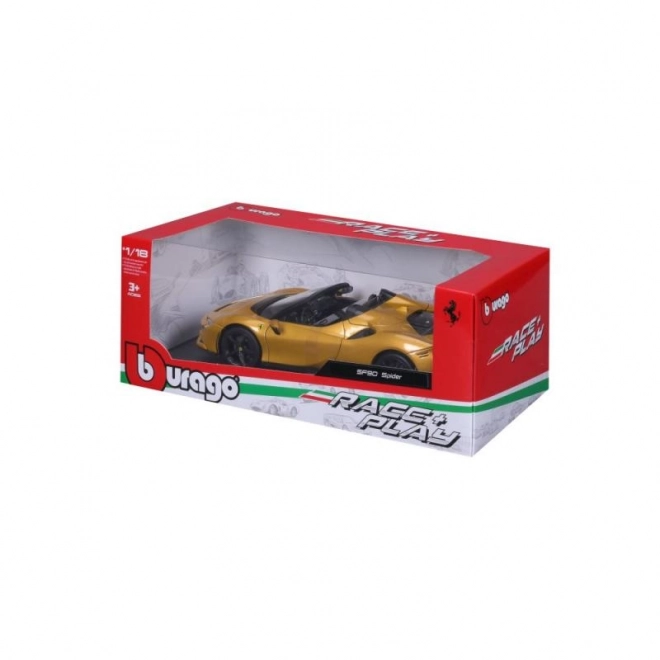 Ferrari SF90 Spider modellautó 1:18 méretarányban