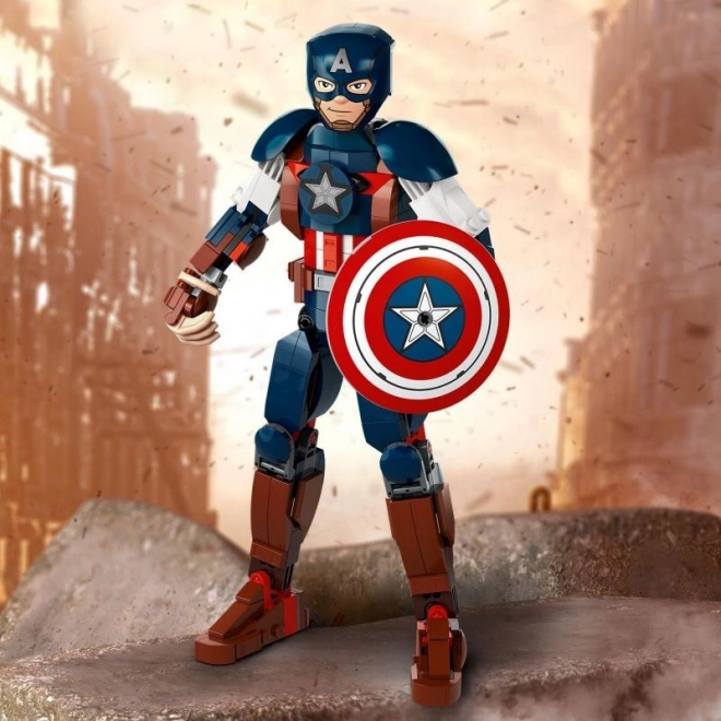 Captain America összerakható figura