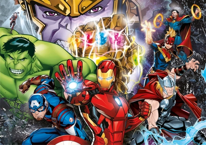 Marvel 104 darabos puzzle csillogó kivitelben