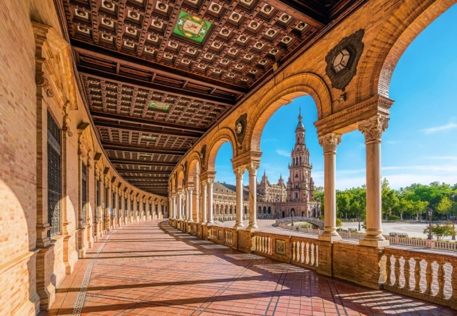 Spanyol tér Puzzle - Sevilla 1000 darab