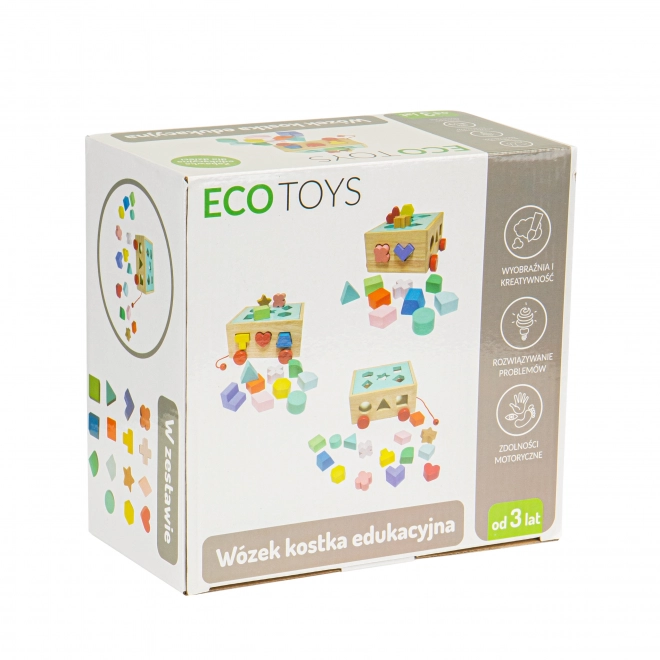 Fa formabedobó kocsi ECOTOYS