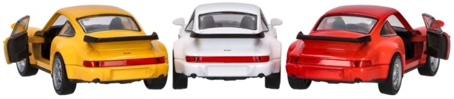 fém model porsche 911 turbo (964), 1:36 arány