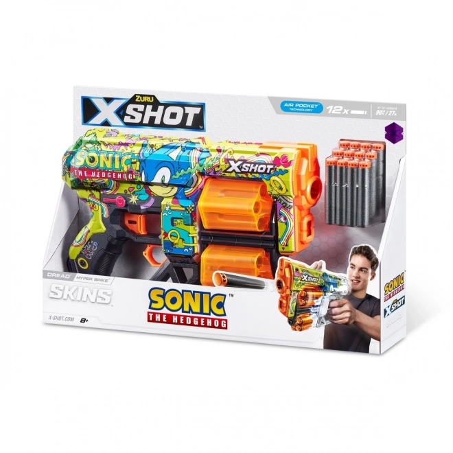 X-Shot Skins Dread Sonic 12 lövedék kilövő