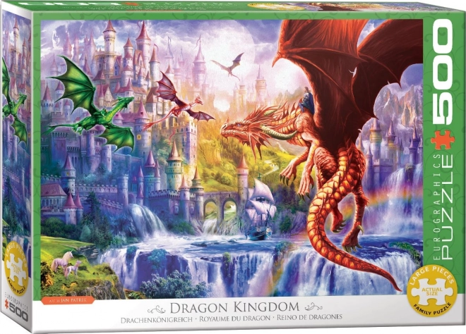 Sárkányok Királysága Puzzle XL 500 darabos