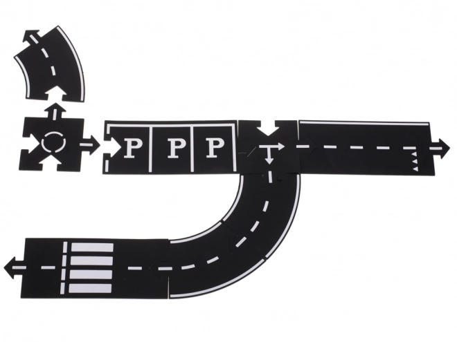 Kreatív kirakó út puzzle 40 darabos