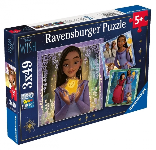 Ravensburger Disney Kívánság Puzzle 3x49 Szett