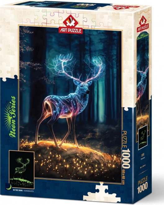 Neon világító puzzle 1000 darabos – Svítící PATRON