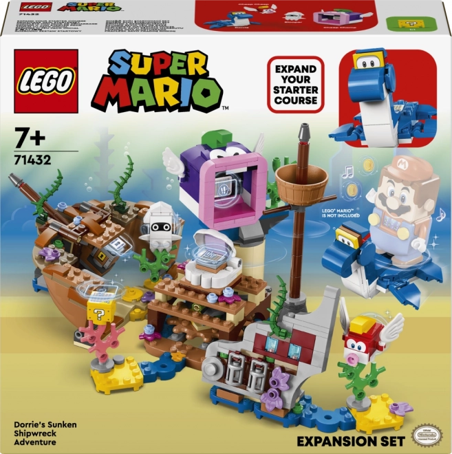 Dorrie és a Hajóroncs Kaland - LEGO Super Mario Kiegészítő Készlet