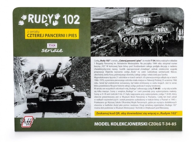 T-34 Czołg Rudy 102