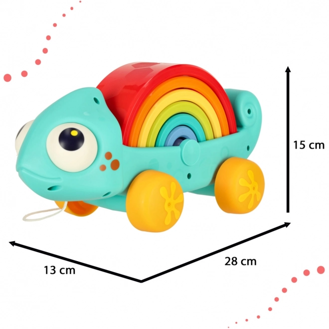 Kameleon Montessori húzható játék
