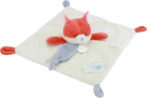 Doudou ajándékszett plüss alvóka róka Rozmarýn 27 cm