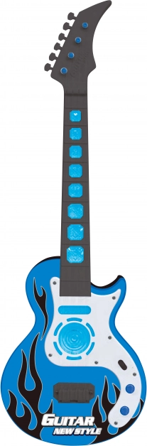 Gyerek elektromos gitár effektekkel