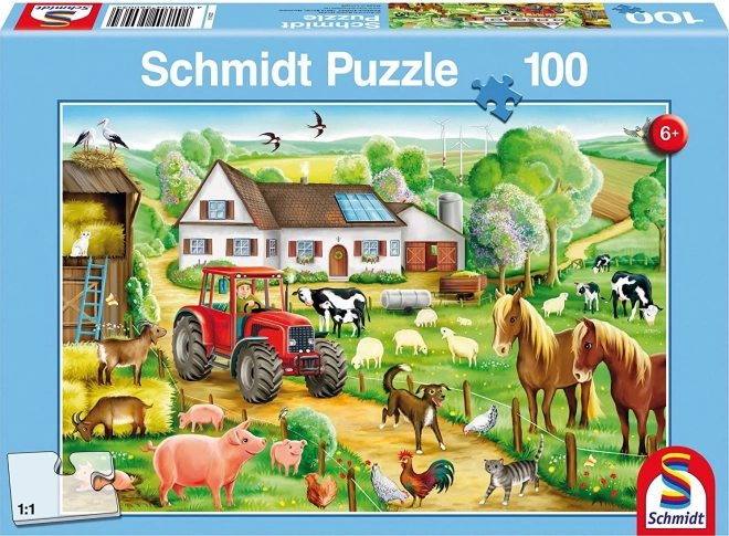 Schmidt Farmon puzzle 100 darabos