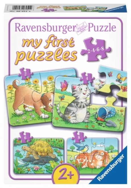 Ravensburger első puzzle háziállatok 4 az 1-ben