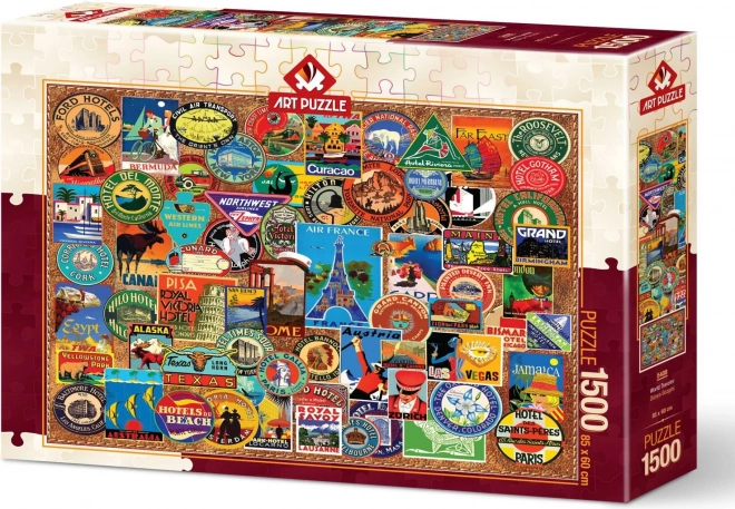 Világutazó puzzle 1500 darabos