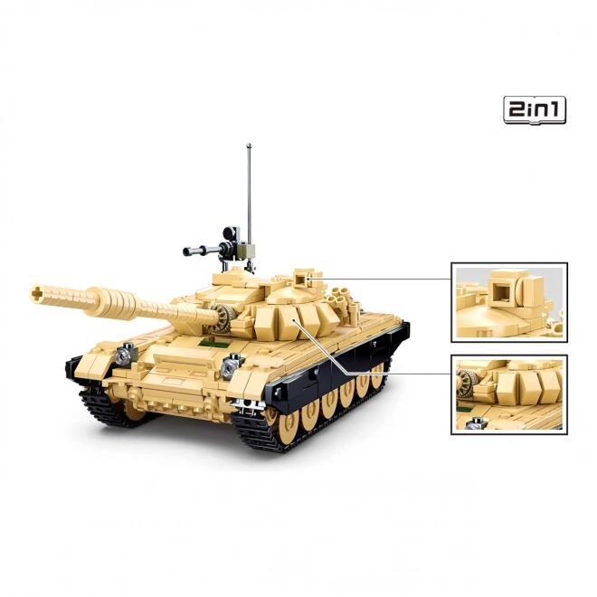 Sluban Model Bricks T-72B3 harckocsi 2 az 1-ben