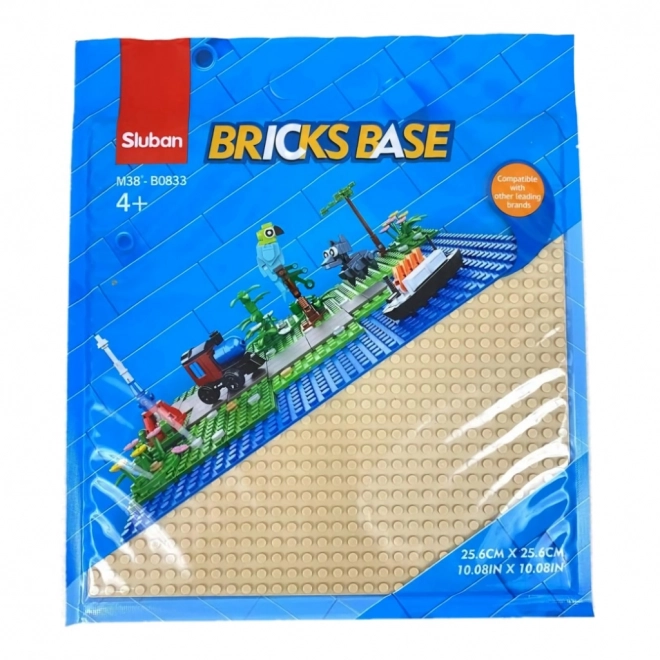 Sluban alaplap 32x32 bézs