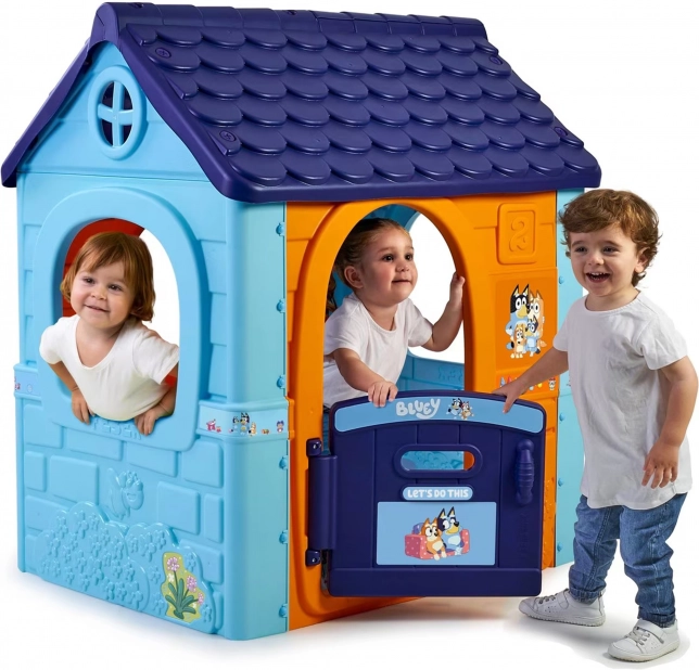Bluey kerti gyermek házikó levélszekrénnyel