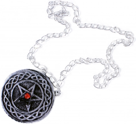 Gótikus pentagram nyaklánc