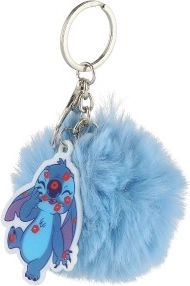 Stitch kulcstartó pomponnal