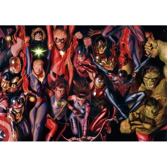 Avengers puzzle bőröndben – 1000 db